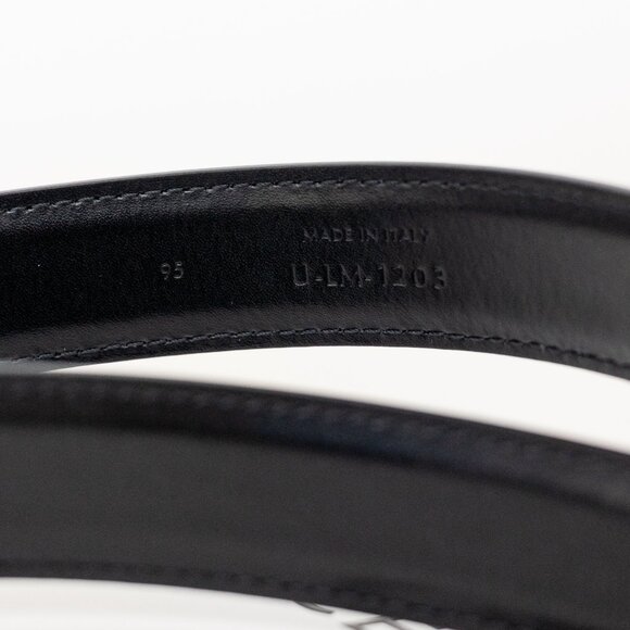 CELINE Medium Triomphe Belt in Taurillon Leather Size 95 - Picture 7 of 10